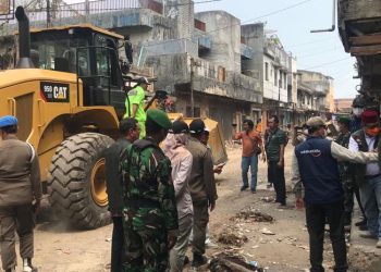 200 PKL di Seputar Jalan Ciwangi dan Yulius Usman Kota Sukabumi Ditertibkan Tim Gabungan