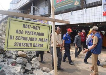 Pemkot Sukabumi Targetkan 10 September Normalisasi Jalan Stasiun Barat Bisa Dilalui Angkot