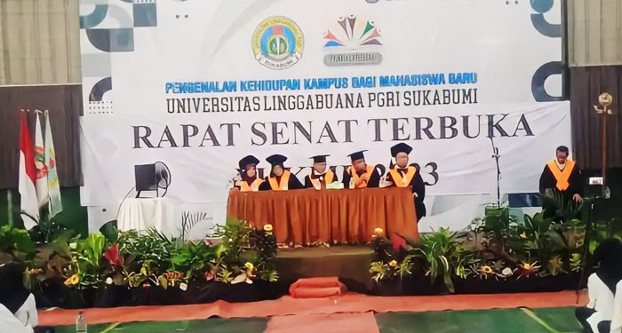 Universitas Linggabuna PGRI Sukabumi Rapat Senat Terbuka PPKMB