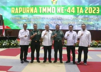 Wakil Bupati Sukabumi Hadiri Rapat Paripurna TNI Manunggal Membangun Desa (TMMD)