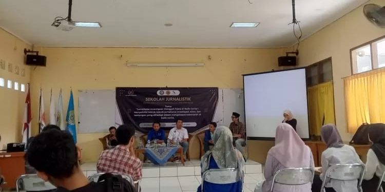 Komisariat PMII UNLIP Gelar Pelatihan Jurnalistik Bersinergi bersama PWI Kota Sukabumi