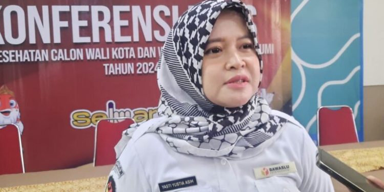 Ketua Bawaslu Kota Sukabumi Yasti Yustia Asih. Foto: Dok. katasukabumi.
