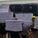 Suasana sidang terdakwa penipuan investasi bosong berkedok gadai kontrak rumah di PN Kota Sukabumi.