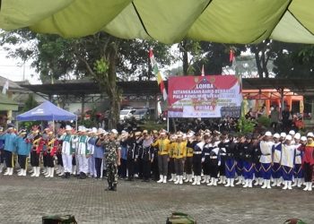 Kodim 0607/Kota Sukabumi menggelar LKBB yang berlangsung di lapangan upacara Makodim, pada Minggu (29/9/2024).
