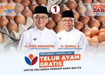 Paslon Iyos-Zainul Nomor Urut 1, Luncurkan Program Telur Ayam Gratis untuk Keluarga dan Balita