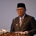 Pj Wali Kota Sukabumi, Kusmana Hartadji, menghadiri Rapat Paripurna Pengucapan Sumpah/Janji Pimpinan DPRD periode 2024- 2029 yang digelar di Kantor DPRD, pada Selasa (15/10/2024). Foto: Dokpim Kota Sukabumi.