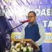 Kabid Litbang Bappeda Kota Sukabumi, Ismail Aini, saat memberikan sambutan dalam rakor dan evaluasi inovasi daerah Kota Sukabumi tahun 2024, di salah satu hotel di Jalan Siliwangi.