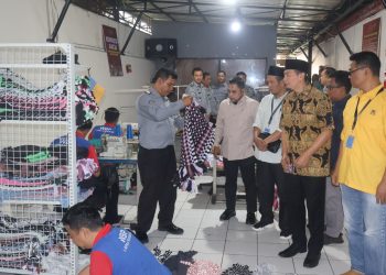 Komisi I DPRD Kota Sukabumi saat melakukan kunker ke Lapas Kelas IIB Sukabumi.
