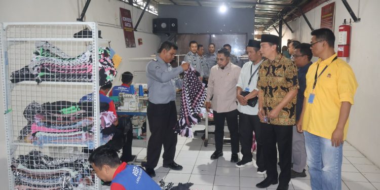 Komisi I DPRD Kota Sukabumi saat melakukan kunker ke Lapas Kelas IIB Sukabumi.