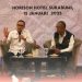 Kepala Bappeda Kota Sukabumi, Asep Suhendrawan (kanan), menghadiri pertemuan pengendalian dan evaluasi kinerja triwulan IV tahun 2024.