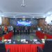 Forkopimda Kota Sukabumi menggelar rakor lintas sektoral kesiapan pengamanan Idul Fitri 1446 H yang berlangsung di Aula Graha Rekonfu Polres Sukabumi Kota, pada Jumat (14/3/2025). Foto: Humas Pemkot Sukabumi.
