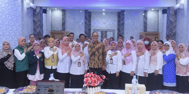 Wali Kota Sukabumi, H. Ayep Zaki, menghadiri FPD Dinas Kesehatan, pada Rabu (30/4/2025). Foto: Humas Pemkot Sukabumi.