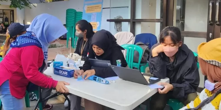 Layanan SAAT CEPAT Dinkes Kota Sukabumi di Lapang Merdeka. Foto: Istimewa.