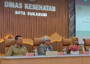 Kabid P2P Dinkes Kota Sukabumi, drg Wita Darmawanti, menghadiri pertemuan lintas sektoral dalam rangka membahas pasien ODHIV LFU). Foto: Istimewa.