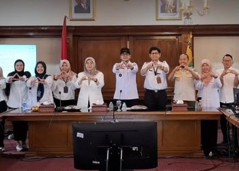 Wakil Wali Kota Sukabumi, Bobby Maulana, menghadiri dialog advokasi percepatan Open Defecation Free (ODF) yang berlangsung di Ruang Oproom Setda Kota Sukabumi, Rabu (18/6). Foto: Istimewa.