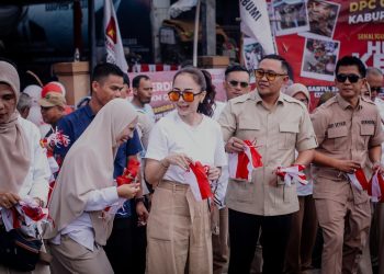 Peringatan HUT RI ke-80, Gerindra Sukabumi Gelar Bazar Gratis dan Aksi Sosial