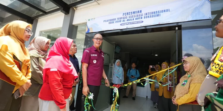 Wali Kota Sukabumi Resmikan Pelayanan Terpadu Vaksinasi Internasional di RSUD Al-Mulk