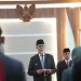 Wali Kota Sukabumi, H. Ayep Zaki, saat memimpin prosesi pelantikan puluhan pejabat yang berlangsung di Ruang Utama Balai Kota, Rabu (3/6). (Foto: Dokpim Kota Sukabumi)