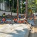 Progres pengerjaan revitalisasi pedestrian Jalan Bhayangkara sudah mencapai 8,83 persen. (Foto: Ibrahim)