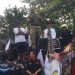 Aktivis Sukabumi, Vega Sukmayudha saat orasi di depan Gedung DPRD Kota Sukabumi (26/6/2026)