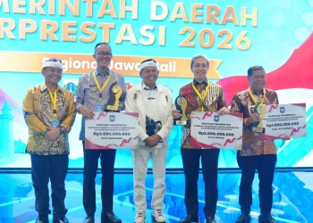 Kota Sukabumi Dinobatkan sebagai Daerah Berprestasi dalam Pengendalian Inflasi