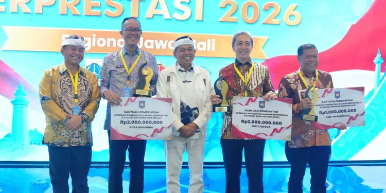 Kota Sukabumi Dinobatkan sebagai Daerah Berprestasi dalam Pengendalian Inflasi