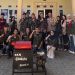 Foto bersama perangkat Desa selaawi, Babinsa dan Babinmas di desa selaawi Kecamatan Sukaraja Kabupaten Sukabumi, Selasa (09/07/2026)