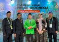 Fotos bersama jajaran pimpina DPC PKB Kota Sukabumi saat acar pelantikan Pimpinan DPC PKB se-Indonesia di Alun-alun Fatahillah Kota Tua, Jakarta (22/07/2026). Dari kiri : Ketua Dewan Syuro DPC PKB Kota Sukabumi,Iyus Yusuf, Ketua DPC PKB Kota Sukabumi, Yosep Pujianto, Seketaris DPC PKB Kota Sukabumi, Sabrina Ristiawan dan Bendahara DPC PKB Kota Sukabumi Agus Samsul