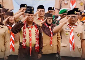 Hadiri Pelantikan Pengurus Baru Gerakan Pramuka Kota Sukabumi, Ini Pesan Kepala Dinkes
