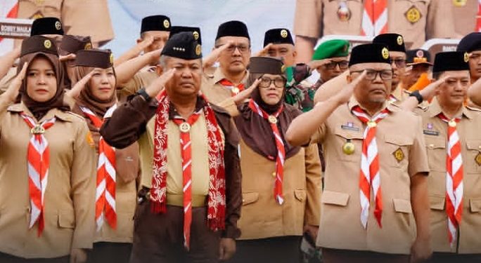 Hadiri Pelantikan Pengurus Baru Gerakan Pramuka Kota Sukabumi, Ini Pesan Kepala Dinkes