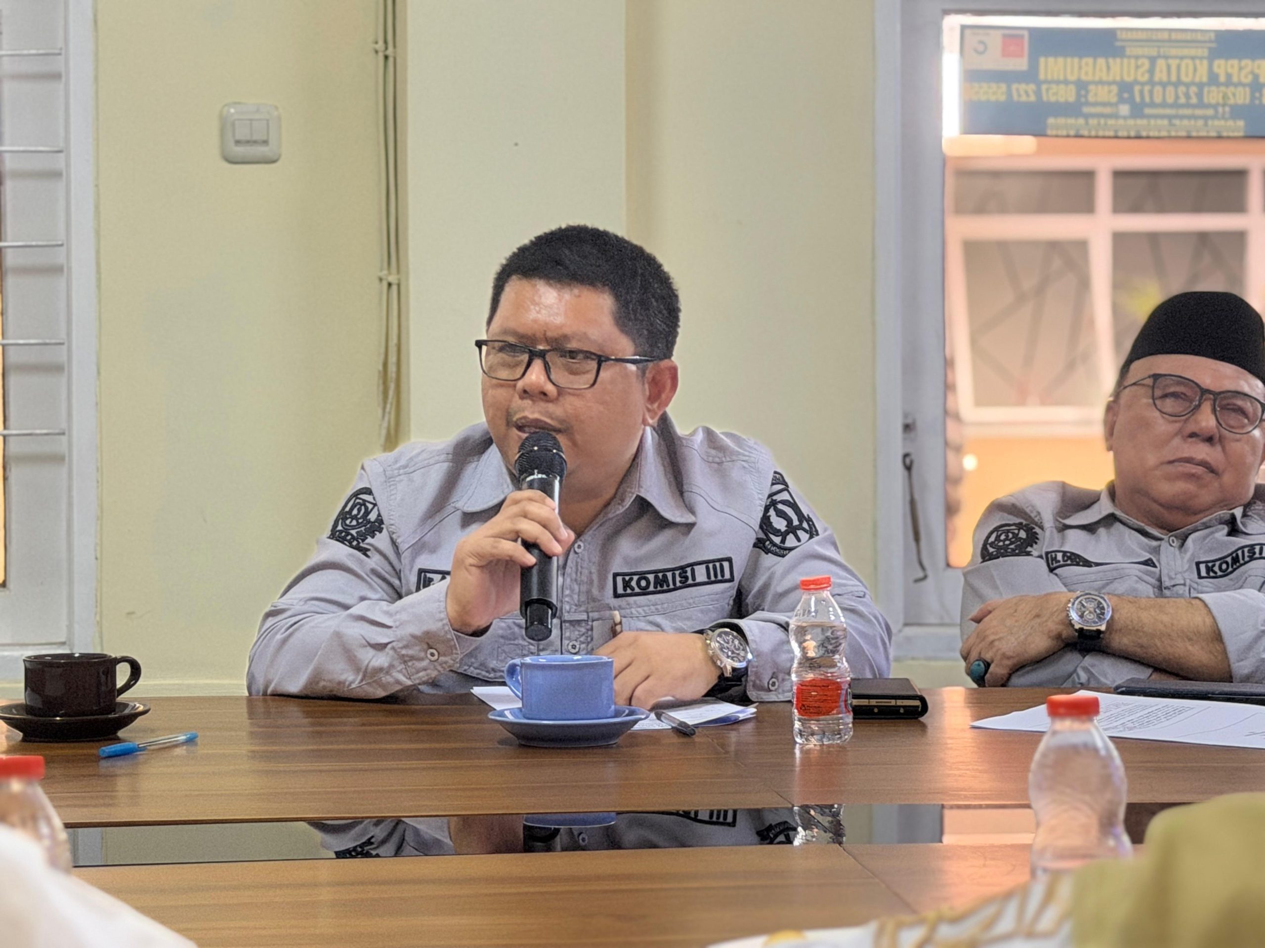 Ketua Fraksi Partai Kebangkitan Bangs(PKB) DPRD Kota Sukabumi, Agus Samsul